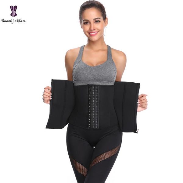 women's shapers neoprene waist trainer steel bones sweat body shaper hooks and zipper corset keep warm shapewear sports protection #611, Black;white
women's shapers neoprene waist trainer steel bones sweat body shaper hooks and zipper corset keep warm shapewear sports protection #611, Black;white