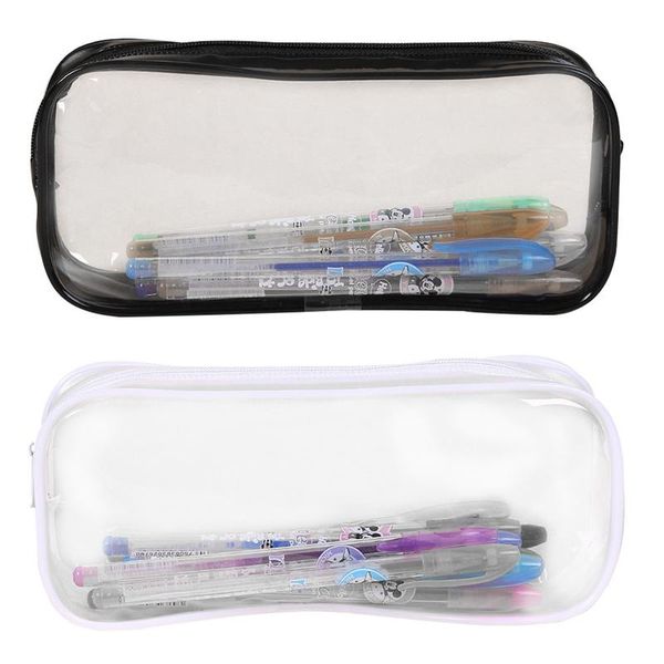 pencil cases simple style transparent pvc waterproof case creative korean stationery school office supplies
pencil cases simple style transparent pvc waterproof case creative korean stationery school office supplies