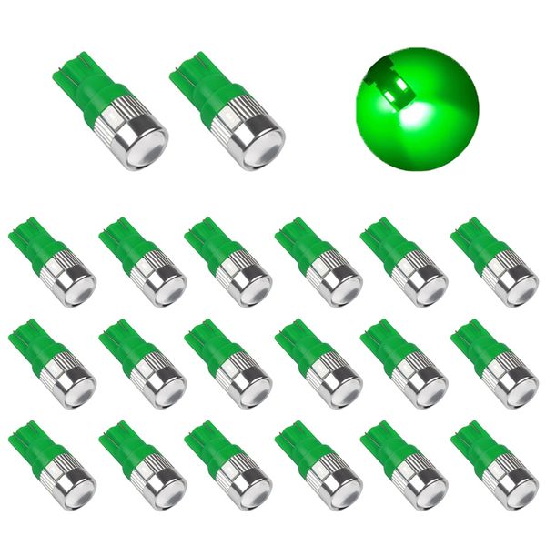 20pcs green t10 w5w 5630 6smd 12v led bulbs for car license plate light interior lights reading light trunk light bulb
20pcs green t10 w5w 5630 6smd 12v led bulbs for car license plate light interior lights reading light trunk light bulb