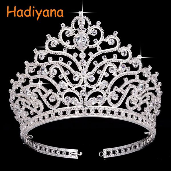 hair clips & barrettes hadiyana attractive bridal shining big crown with cubic zincons fashion jewelry accessories crowns bc3421 prin, Golden;silver
hair clips & barrettes hadiyana attractive bridal shining big crown with cubic zincons fashion jewelry accessories crowns bc3421 prin, Golden;silver