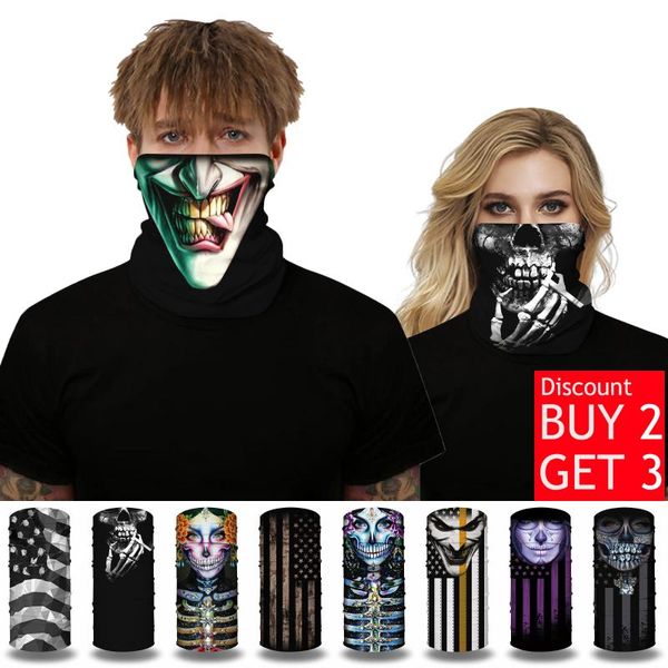 scarves skull halloween camping windproof scarvf bike hiking outdoor for men women bandana neck cover wraps face mask cycling headband, Blue;gray 
scarves skull halloween camping windproof scarvf bike hiking outdoor for men women bandana neck cover wraps face mask cycling headband, Blue;gray