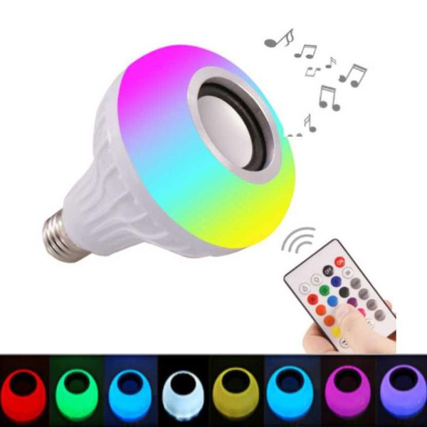 bulbs smart e27 wireless bluetooth speaker 12w rgb bulb led lamp 110v 220v light music player audio with remote control
bulbs smart e27 wireless bluetooth speaker 12w rgb bulb led lamp 110v 220v light music player audio with remote control