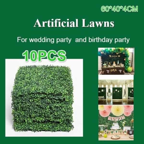 decorative flowers & wreaths 10pcs 60*40cm artificial hedge for birtyday and wedding party uv-proof greenery plant panel wall screen
decorative flowers & wreaths 10pcs 60*40cm artificial hedge for birtyday and wedding party uv-proof greenery plant panel wall screen