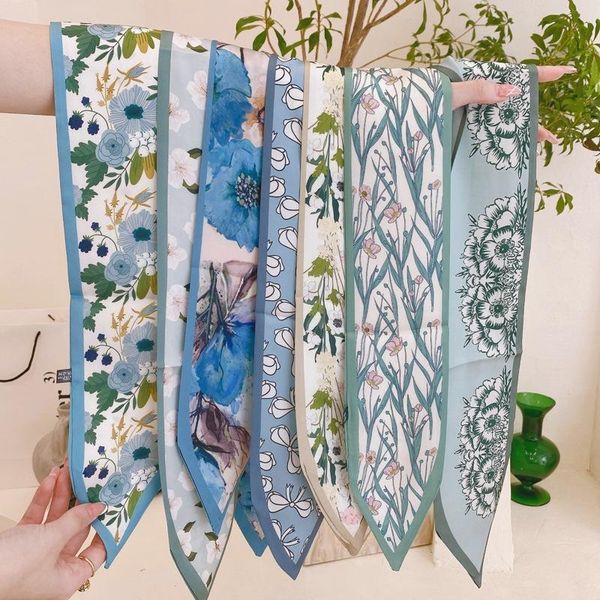 scarves fashion summer floret shawl elastic hair her butterfly end belt fold flower printed for women, Blue;gray
scarves fashion summer floret shawl elastic hair her butterfly end belt fold flower printed for women, Blue;gray