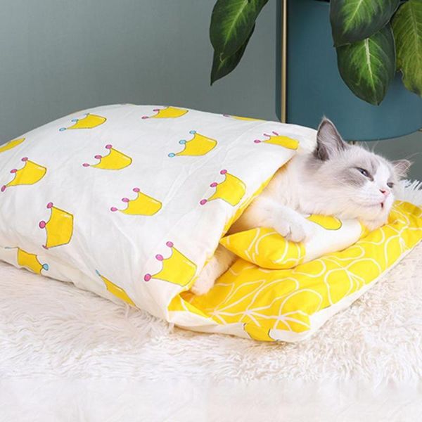 50% s cartoon print cat sleeping bag removable cattery warm kennel nest pet supplies beds & furniture
50% s cartoon print cat sleeping bag removable cattery warm kennel nest pet supplies beds & furniture