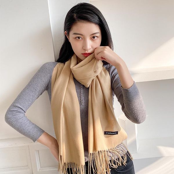 scarves women's winter korean version spring and autumn long multi-functional shawl imitation cashmere warm dual-purpose scarf, Blue;gray
scarves women's winter korean version spring and autumn long multi-functional shawl imitation cashmere warm dual-purpose scarf, Blue;gray