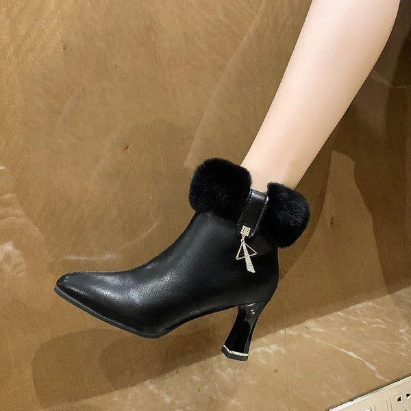boots leather ankle fur winter women snow female shoes high heel black woman dress pointed toe heels
boots leather ankle fur winter women snow female shoes high heel black woman dress pointed toe heels