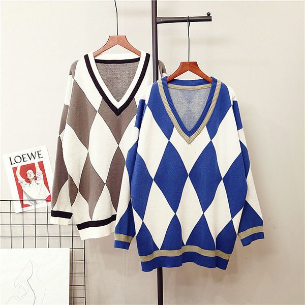 women's sweaters spring/autumn women sweaters knitted loose casual autumn clothing v-neck pullovers students coats myau, White;black
women's sweaters spring/autumn women sweaters knitted loose casual autumn clothing v-neck pullovers students coats myau, White;black