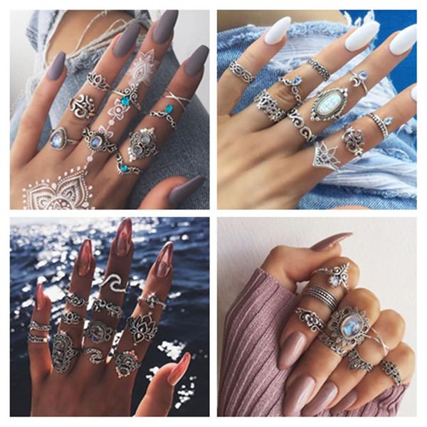 wedding rings lmikni female vintage for women boho geometric crystal knuckle ring set 2021 bohemian midi finger jewelry silver color, Slivery;golden
wedding rings lmikni female vintage for women boho geometric crystal knuckle ring set 2021 bohemian midi finger jewelry silver color, Slivery;golden