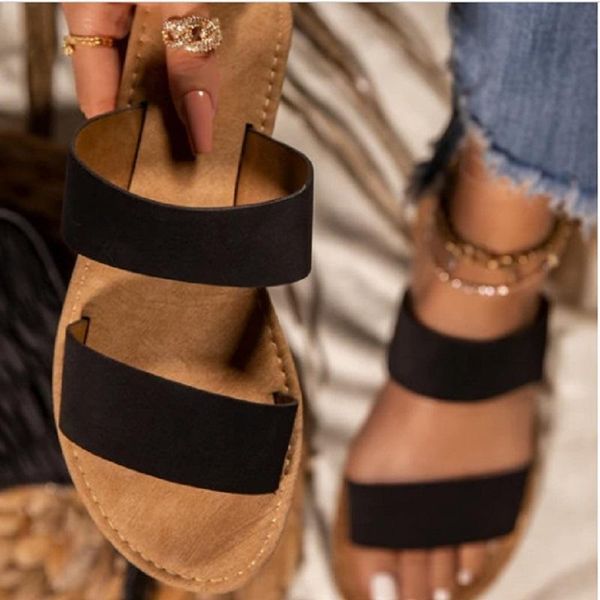summer women slippers open toe beach sandals ladies roman shoes casual female flip flops outdoor slides sandalias mujer, Black
summer women slippers open toe beach sandals ladies roman shoes casual female flip flops outdoor slides sandalias mujer, Black