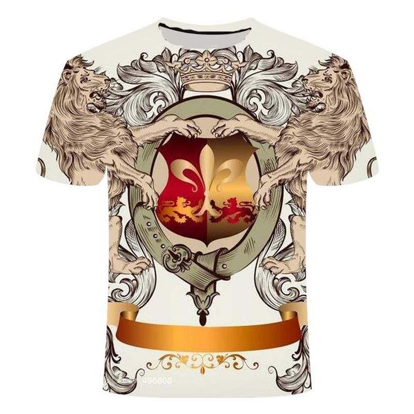 men's t-shirts 2021 summer fashion lion print t-shirt 3d printing harajuku short-sleeved casual streetwear top, White;black
men's t-shirts 2021 summer fashion lion print t-shirt 3d printing harajuku short-sleeved casual streetwear top, White;black