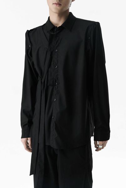 men's casual shirts s-6xl 2021 men women clothing gd catwalk original niche design multi wear detachable long sleeve shirt plus size si, White;black
men's casual shirts s-6xl 2021 men women clothing gd catwalk original niche design multi wear detachable long sleeve shirt plus size si, White;black