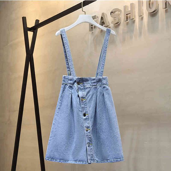 skirts plus size women denim strap midi fashion single breasted high wait summer jean casual a line female cotton wpx8, Black
skirts plus size women denim strap midi fashion single breasted high wait summer jean casual a line female cotton wpx8, Black