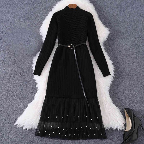 two piece dress spring long sleeve round neck black pure color knitted belted + tulle mid-calf skirt suits 2 s set md2552821 fk63, White
two piece dress spring long sleeve round neck black pure color knitted belted + tulle mid-calf skirt suits 2 s set md2552821 fk63, White