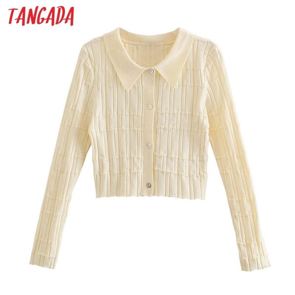 women striped slim crop vintage jumper lady fashion knitted cardigan coat 3n34 210416, White;black
women striped slim crop vintage jumper lady fashion knitted cardigan coat 3n34 210416, White;black