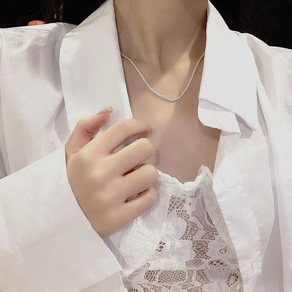 chokers 2021 minimalist silver color chain choker necklace for women sparking collar chains necklaces womens jewelry, Golden;silver
chokers 2021 minimalist silver color chain choker necklace for women sparking collar chains necklaces womens jewelry, Golden;silver