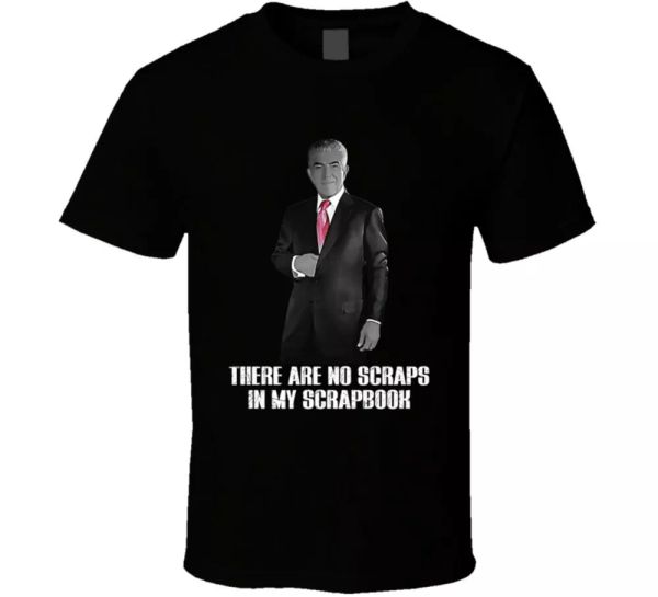phil leotardo sopranos quote there are no scraps in my scrapbook tv fan t shirt, White;black
phil leotardo sopranos quote there are no scraps in my scrapbook tv fan t shirt, White;black