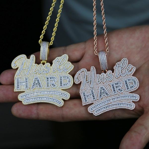 chains wholesale design large big hustle hard letter charm pendant with full cz paved rope chain necklace for men boy punk hip hop, Silver
chains wholesale design large big hustle hard letter charm pendant with full cz paved rope chain necklace for men boy punk hip hop, Silver