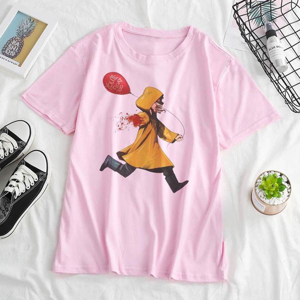 women's t-shirt you float too short sleeve t shirt horror stephen king's it graphic funny harajuku streetwear casual t-shirts, White
women's t-shirt you float too short sleeve t shirt horror stephen king's it graphic funny harajuku streetwear casual t-shirts, White