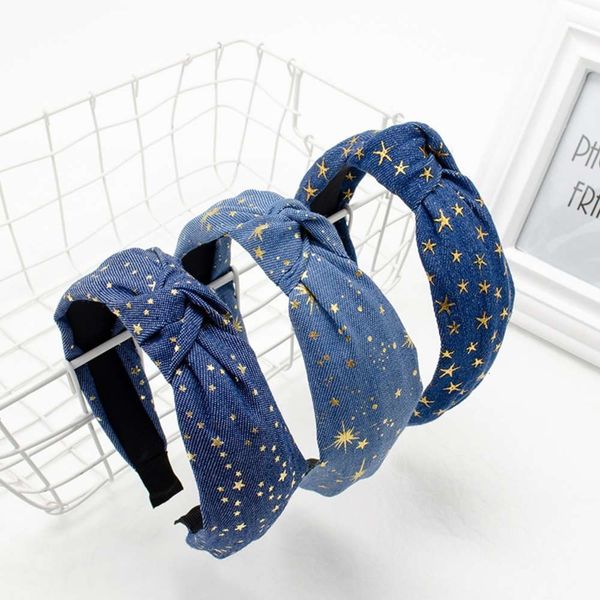 gold star denim art wash face press pin wide edge knot head band hair accessories women, Silver
gold star denim art wash face press pin wide edge knot head band hair accessories women, Silver