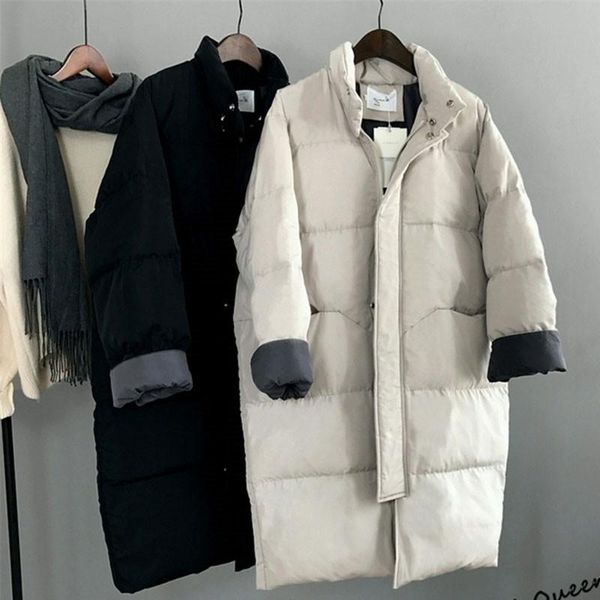 women's trench coats 2021 woman parka winter jacket casual loose long down outerwear female full sleeve black beige thicken overcoat pl, Tan;black
women's trench coats 2021 woman parka winter jacket casual loose long down outerwear female full sleeve black beige thicken overcoat pl, Tan;black