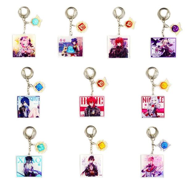 keychains genshin impact zhongli diluc keychain cosplay game character venti paimon tartaglia mona acrylic keyring gift, Silver
keychains genshin impact zhongli diluc keychain cosplay game character venti paimon tartaglia mona acrylic keyring gift, Silver