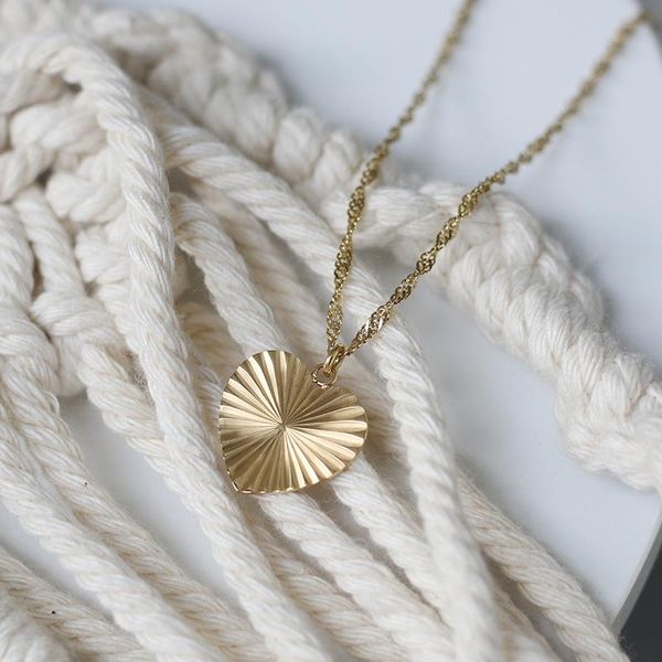 chains vintage18k gold plated stainless steel geometric texture circle square heart pendant necklace jewelry for women gift, Silver
chains vintage18k gold plated stainless steel geometric texture circle square heart pendant necklace jewelry for women gift, Silver