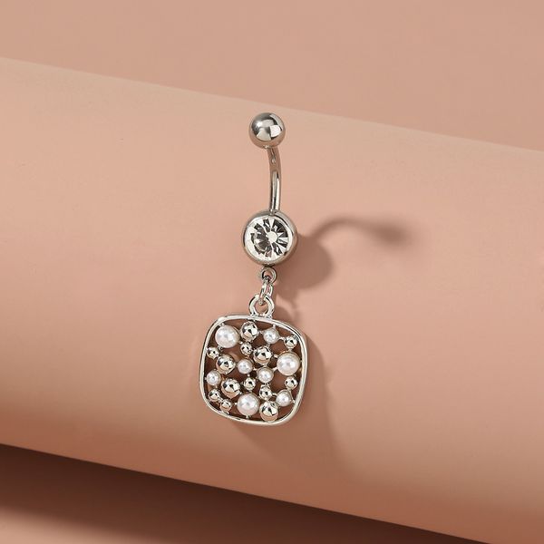 fashion zircon nail ring waist navel decoration female puncture pure white pearl stainless steel natural color jewelry, Silver
fashion zircon nail ring waist navel decoration female puncture pure white pearl stainless steel natural color jewelry, Silver