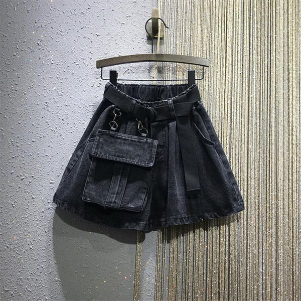 summer jeans slim pocket match womens short sashes casual high waist wide leg elastic, White;black
summer jeans slim pocket match womens short sashes casual high waist wide leg elastic, White;black