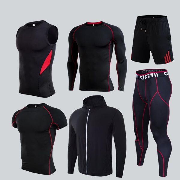 sportswear suits running set men quick dry compression training jogging gym bodybuilding fitness tights tracksuit sets, Black;blue
sportswear suits running set men quick dry compression training jogging gym bodybuilding fitness tights tracksuit sets, Black;blue