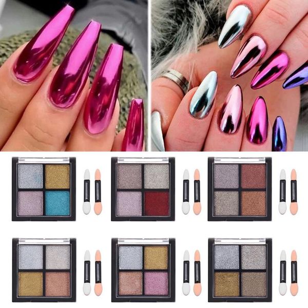 nail glitter for art decoration tools metal solid rubbing dust powder 4 in 1 chrome pigment mirror, Silver;gold
nail glitter for art decoration tools metal solid rubbing dust powder 4 in 1 chrome pigment mirror, Silver;gold