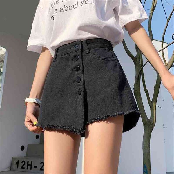 clothing loose korean fashion casual summer womens denim shorts skirts female vintage high waist plus size short pants, White;black
clothing loose korean fashion casual summer womens denim shorts skirts female vintage high waist plus size short pants, White;black