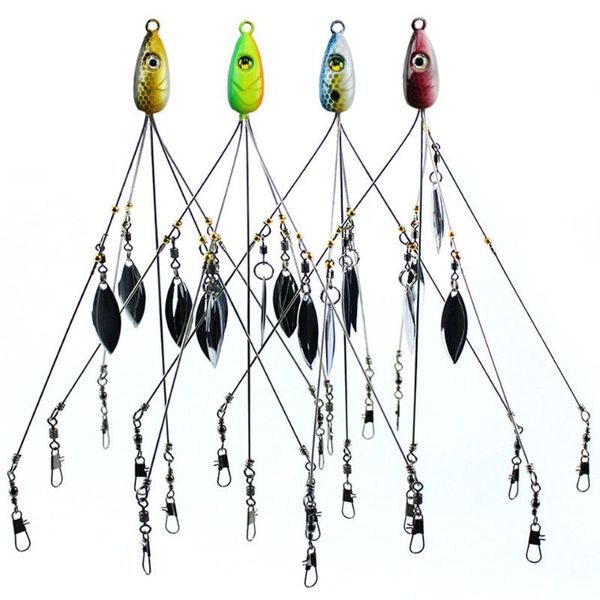 fishing hooks 21.5cm umbrella lure rig 5 arms alabama head swimming bait bass group snap swivel spinner 18g
fishing hooks 21.5cm umbrella lure rig 5 arms alabama head swimming bait bass group snap swivel spinner 18g