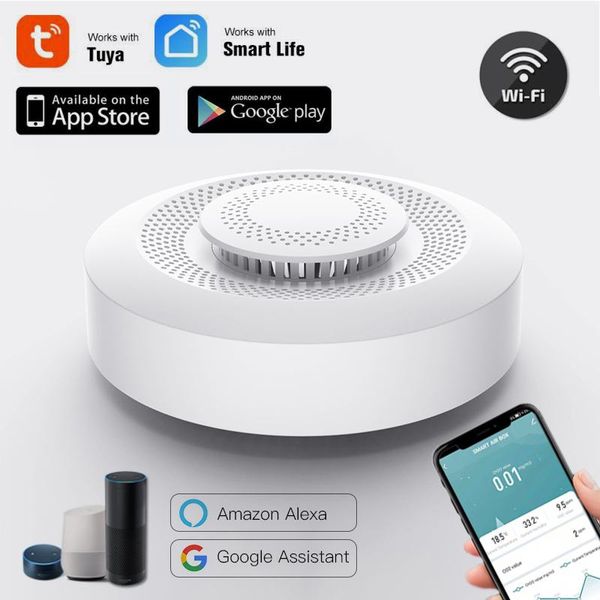 smart home control 1pcs tuya life app wifi gas detector temperature humidity sensor air box formaldehyde voc carbon dioxide
smart home control 1pcs tuya life app wifi gas detector temperature humidity sensor air box formaldehyde voc carbon dioxide