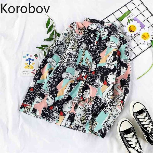 korobov vintage korean women blouses preppy style long sleeve autumn harajuku cartoon shirts streetwear ulzzang blusas mujer 210430, White
korobov vintage korean women blouses preppy style long sleeve autumn harajuku cartoon shirts streetwear ulzzang blusas mujer 210430, White