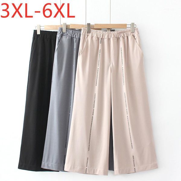 ladies summer plus size cropped pants for women loose casual elastic knit beige wide leg trousers 3xl 4xl 5xl 6xl women's & capris, Black;white
ladies summer plus size cropped pants for women loose casual elastic knit beige wide leg trousers 3xl 4xl 5xl 6xl women's & capris, Black;white