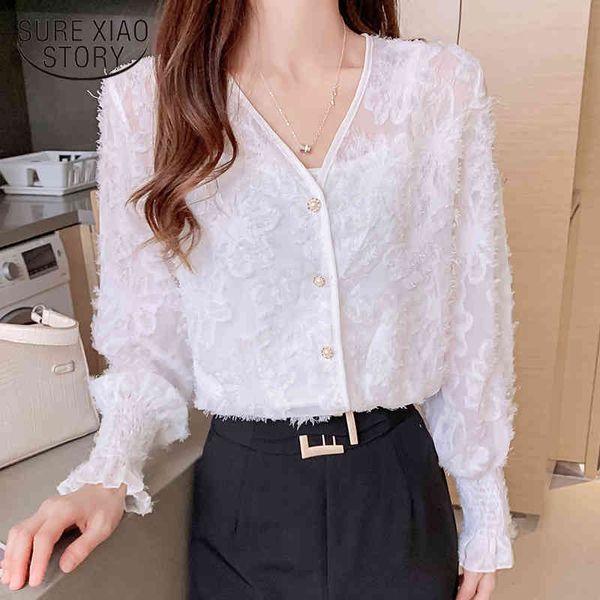 autumn long sleeve white shirt v-neck cardigan elegant womens blouse casual office lady women blouses mujer 11302 210415
autumn long sleeve white shirt v-neck cardigan elegant womens blouse casual office lady women blouses mujer 11302 210415
