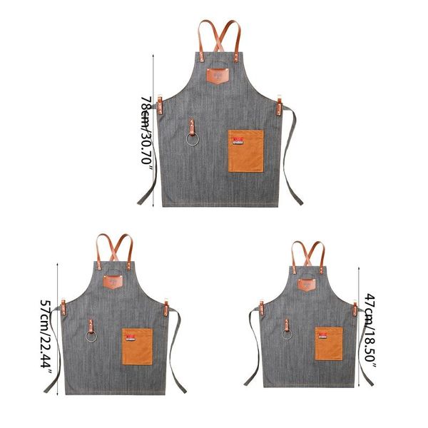 aprons cowboy apron korean fashion hair barista tea shop waiter overalls men's denim for chef, kitchen, bbq supplies 425c
aprons cowboy apron korean fashion hair barista tea shop waiter overalls men's denim for chef, kitchen, bbq supplies 425c