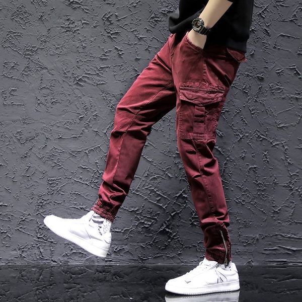 fashion men's cotton streetwear hip hop sweatpants joggers trousers tactical pants male cargo pantalones hombre, Black
fashion men's cotton streetwear hip hop sweatpants joggers trousers tactical pants male cargo pantalones hombre, Black