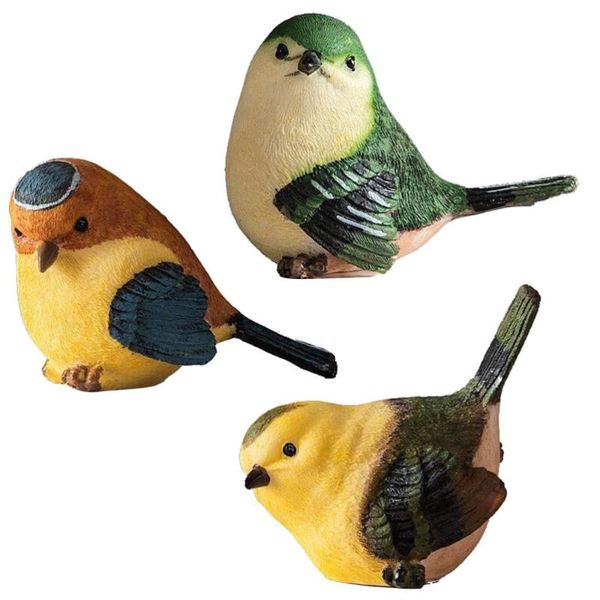 3pcs vivid bird model adornments garden courtyard decorations resin crafts 
3pcs vivid bird model adornments garden courtyard decorations resin crafts