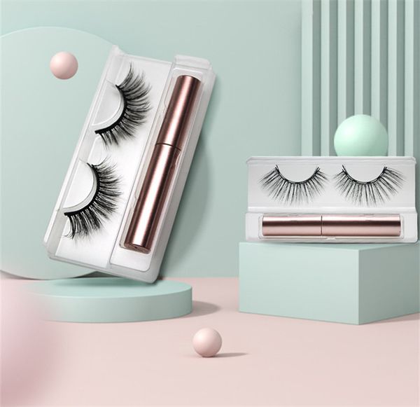 magnetic liquid eyeliner false eyelashes magnet fake eye lashes set glue make up tools 1 pair eyelash 2in1 kit 
magnetic liquid eyeliner false eyelashes magnet fake eye lashes set glue make up tools 1 pair eyelash 2in1 kit