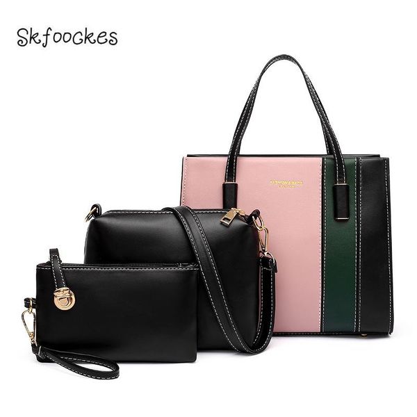 evening bags skfoockes 3pcs women's bag 2021 solid color fashion handbag hit shoulder casual stitching messenger
evening bags skfoockes 3pcs women's bag 2021 solid color fashion handbag hit shoulder casual stitching messenger