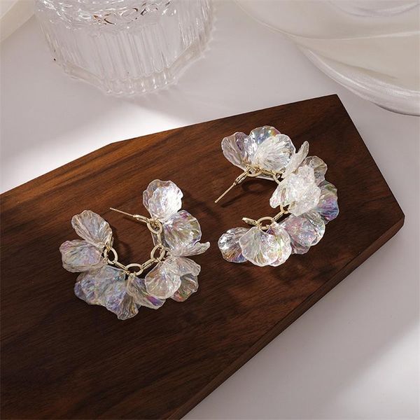 stud korea exaggerated acrylic resin laser shell flower earrings internet celebrity fashion catwalk big earring jewelry for woman, Golden;silver
stud korea exaggerated acrylic resin laser shell flower earrings internet celebrity fashion catwalk big earring jewelry for woman, Golden;silver