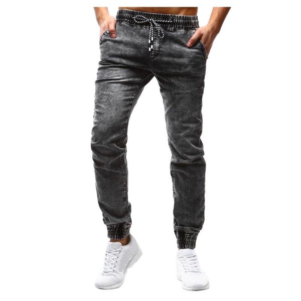 men's jeans men pants splicing jean denim trousers elastic drawstring waist highquality male straight casual design pocket comfortable, Blue
men's jeans men pants splicing jean denim trousers elastic drawstring waist highquality male straight casual design pocket comfortable, Blue