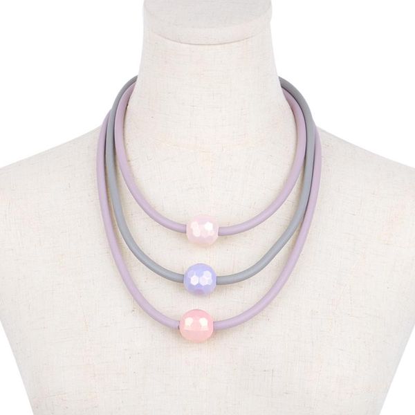 chokers charms layered choker necklace harajuku pink large beads pendant colorful jewelry women purple rubber chain, Golden;silver
chokers charms layered choker necklace harajuku pink large beads pendant colorful jewelry women purple rubber chain, Golden;silver