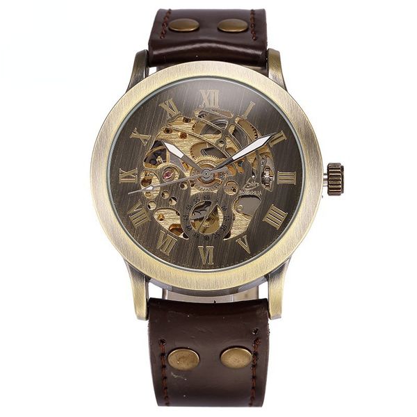 mechanical watches men steampunk automatic retro leather analog skeleton bronze male wristwatches gifts relogio masculino 2022, Slivery;brown
mechanical watches men steampunk automatic retro leather analog skeleton bronze male wristwatches gifts relogio masculino 2022, Slivery;brown
