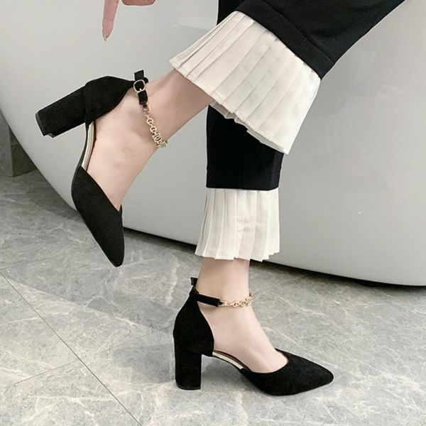 dress shoes women sandals ladies high heel slippers candy color pointed thick fashion female slides summer party pumps, Black
dress shoes women sandals ladies high heel slippers candy color pointed thick fashion female slides summer party pumps, Black