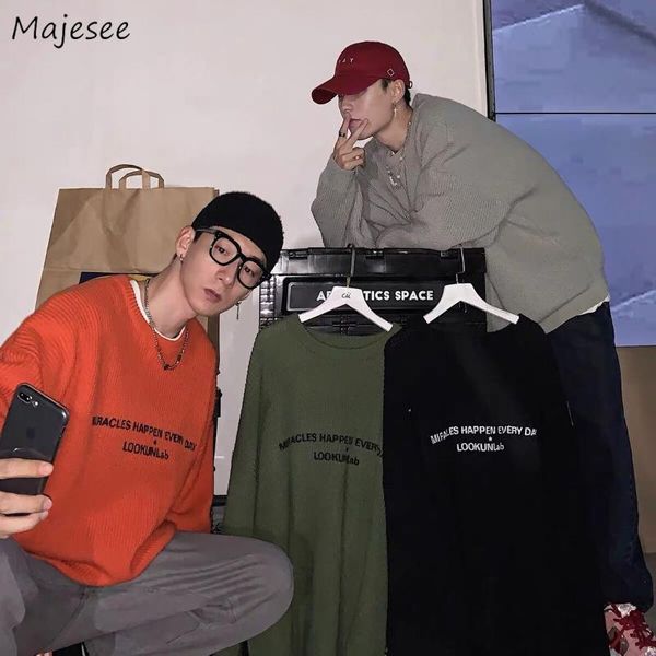men's sweaters pullovers men letter printed simple teens casual o-neck knitwear long sleeve loose fashion harajuku streetwear ins, White;black
men's sweaters pullovers men letter printed simple teens casual o-neck knitwear long sleeve loose fashion harajuku streetwear ins, White;black
