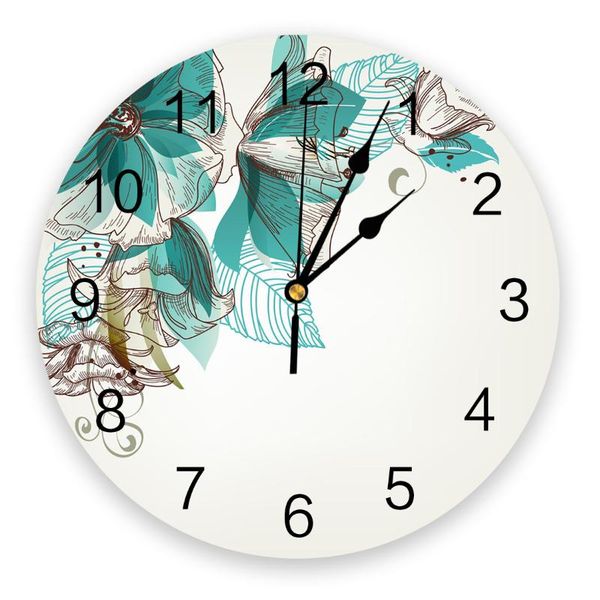 wall clocks flower green turquoise pvc clock modern design home decor bedroom silent oclock watch for living room
wall clocks flower green turquoise pvc clock modern design home decor bedroom silent oclock watch for living room