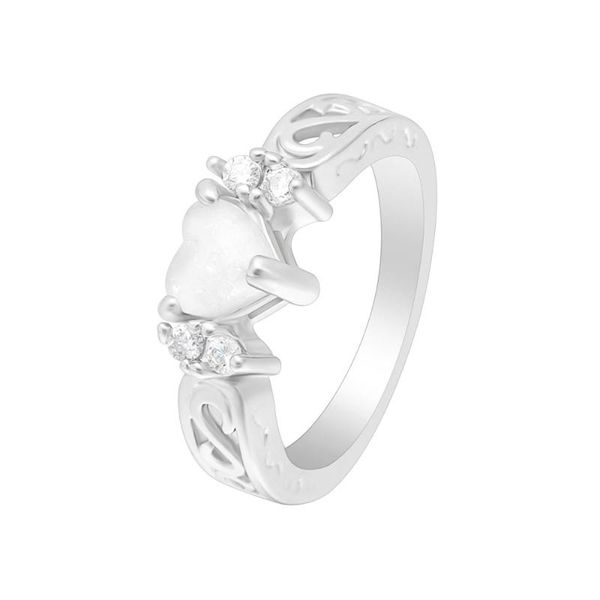 wedding rings hainon heart shape finger white opal for women stylish design silver color filled jewelry engagement, Slivery;golden
wedding rings hainon heart shape finger white opal for women stylish design silver color filled jewelry engagement, Slivery;golden